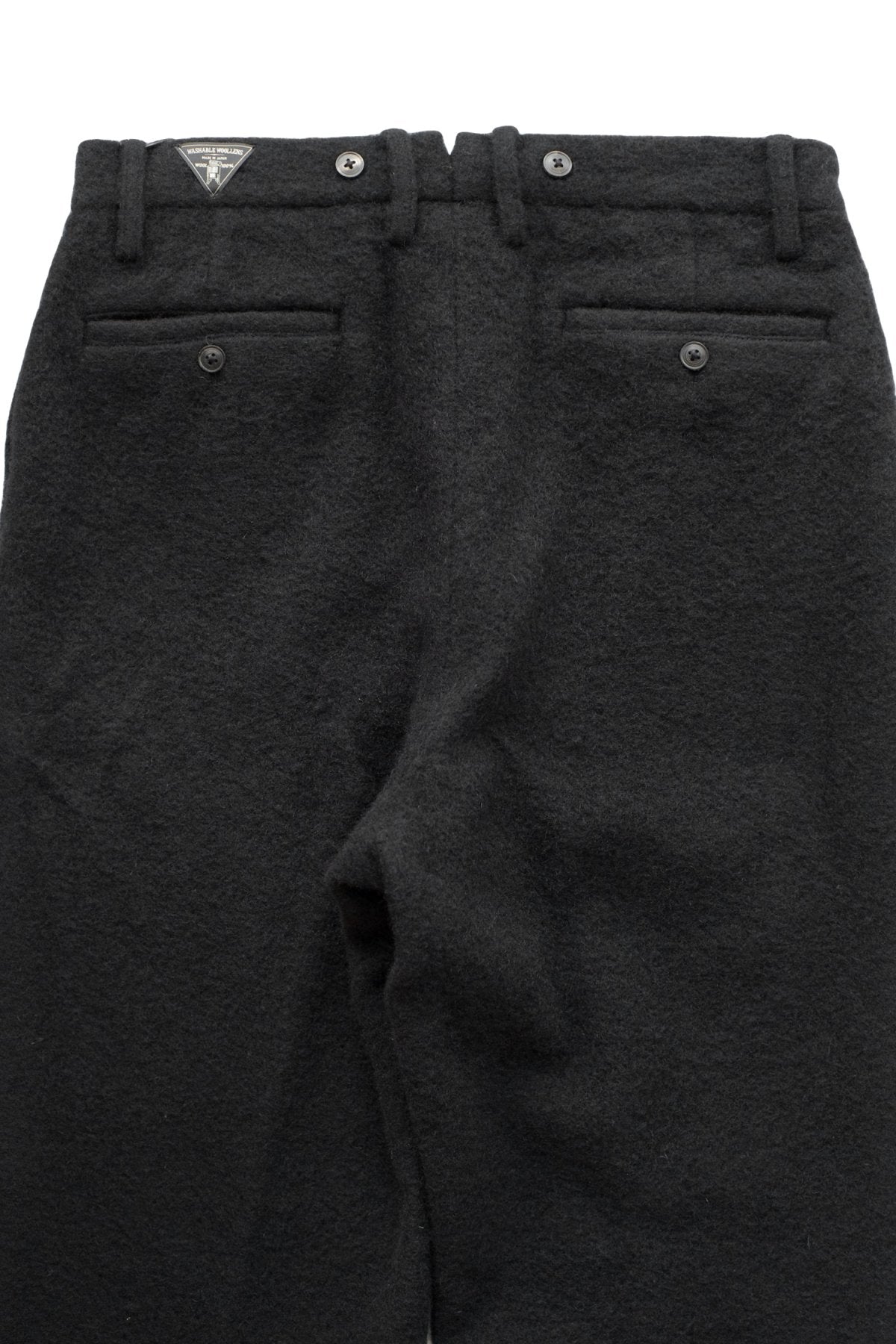 Nigel Cabourn - MEDICAL PANT WASHABLE WOOL - BLACK