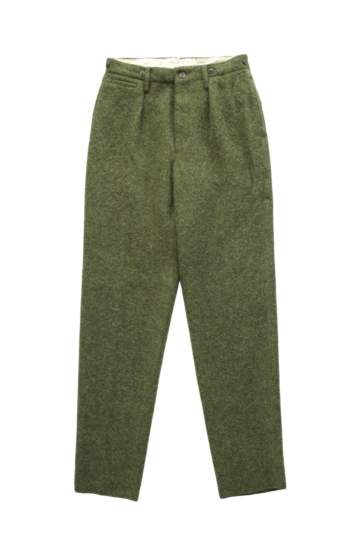 Nigel Cabourn - MEDICAL PANT WASHABLE WOOL - OLIVE