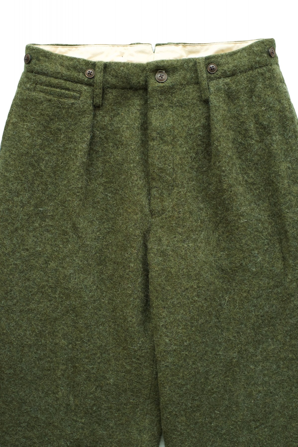 Nigel Cabourn - MEDICAL PANT WASHABLE WOOL - OLIVE