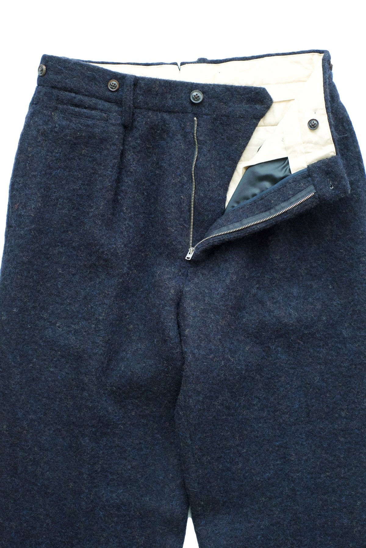 Nigel Cabourn - MEDICAL PANT WASHABLE WOOL - NAVY