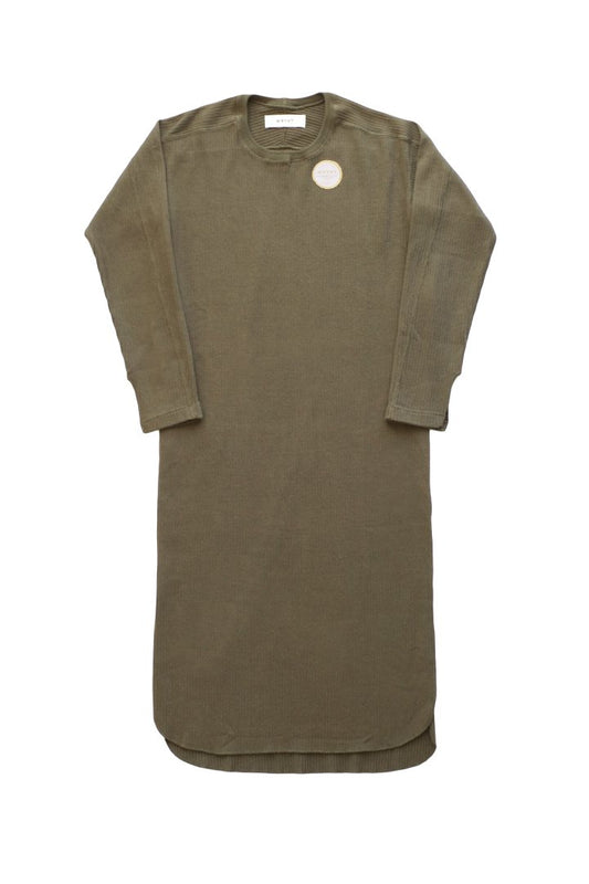 WRYHT- CREW-NECK RIBBED DRESS - VERECH