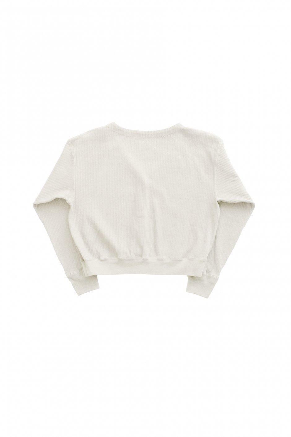 WRYHT- OPEN FRONT RIBBED TOP - NATURAL