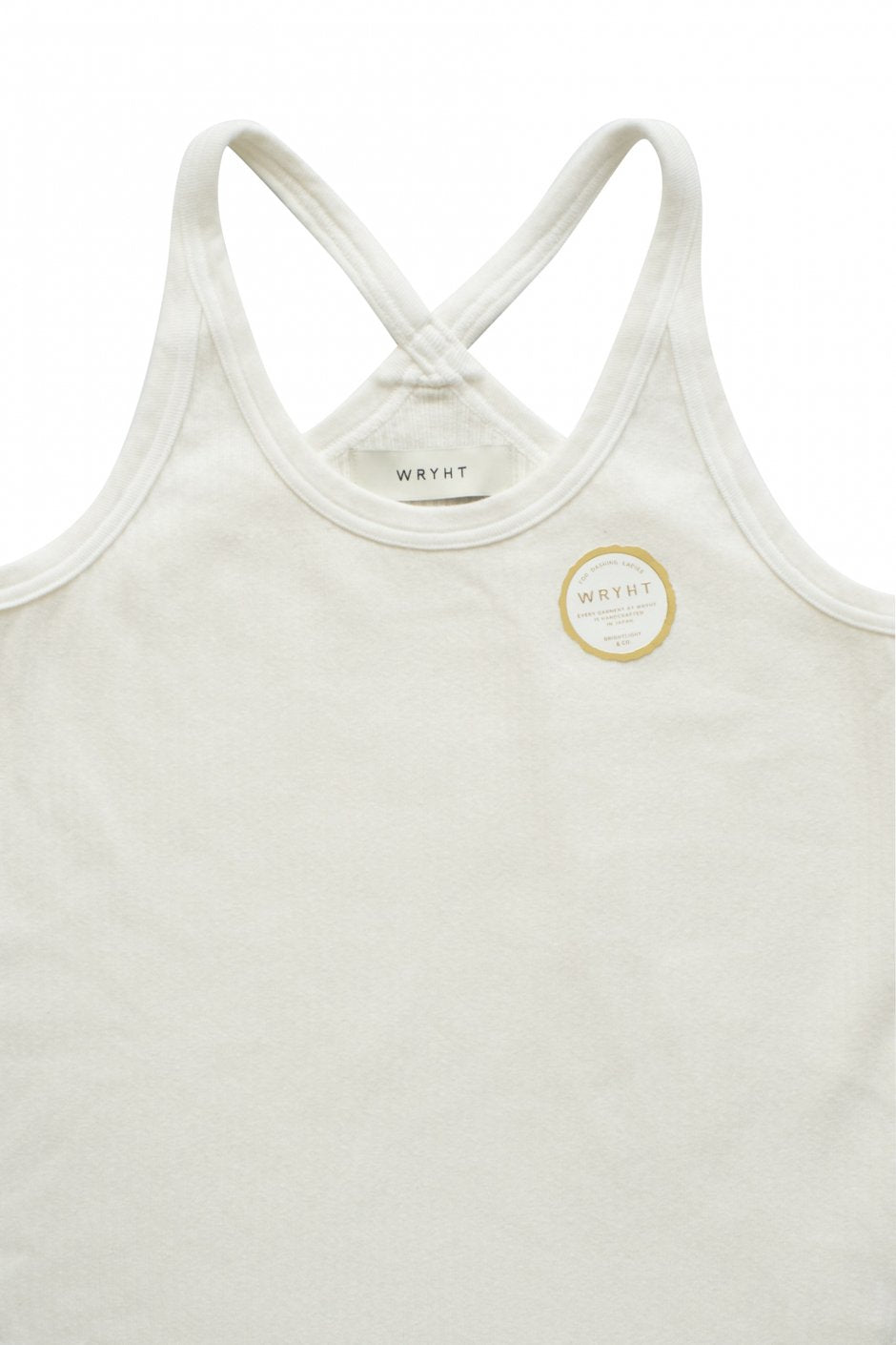 WRYHT- X-BACK RIBBED TANK -  NATURAL