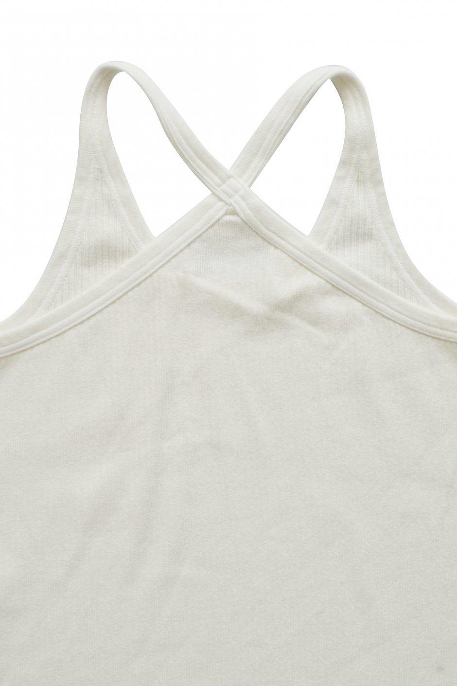 WRYHT- X-BACK RIBBED TANK -  NATURAL