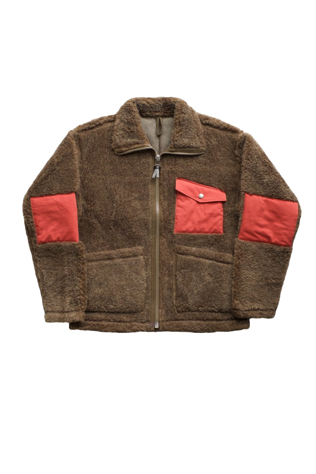 NIGEL CABOURN - SUB PILE JACKET - BROWN