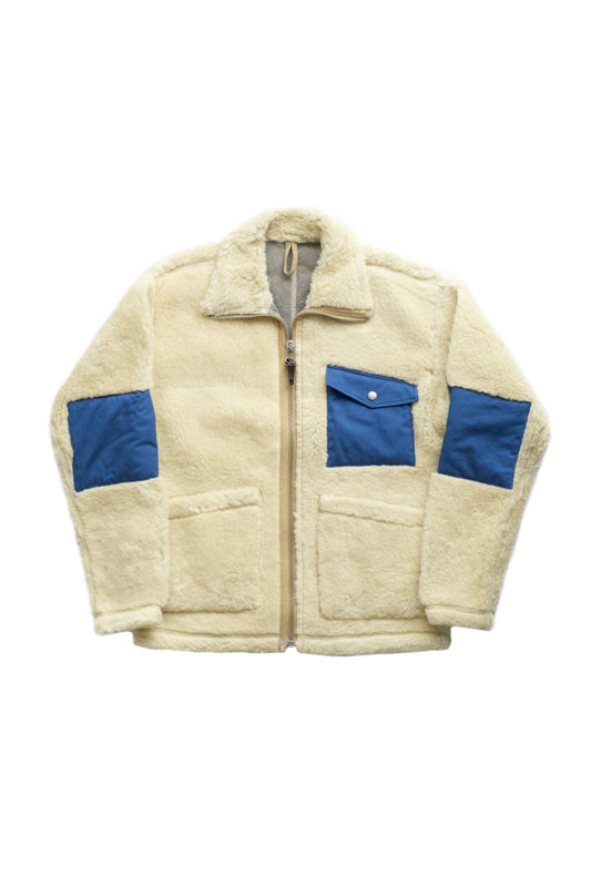 NIGEL CABOURN - SUB PILE JACKET - IVORY