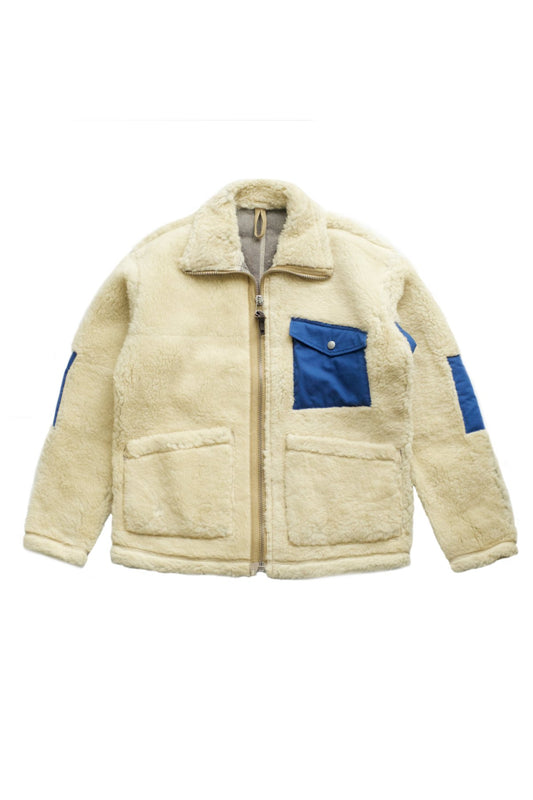 NIGEL CABOURN - SUB PILE JACKET - IVORY