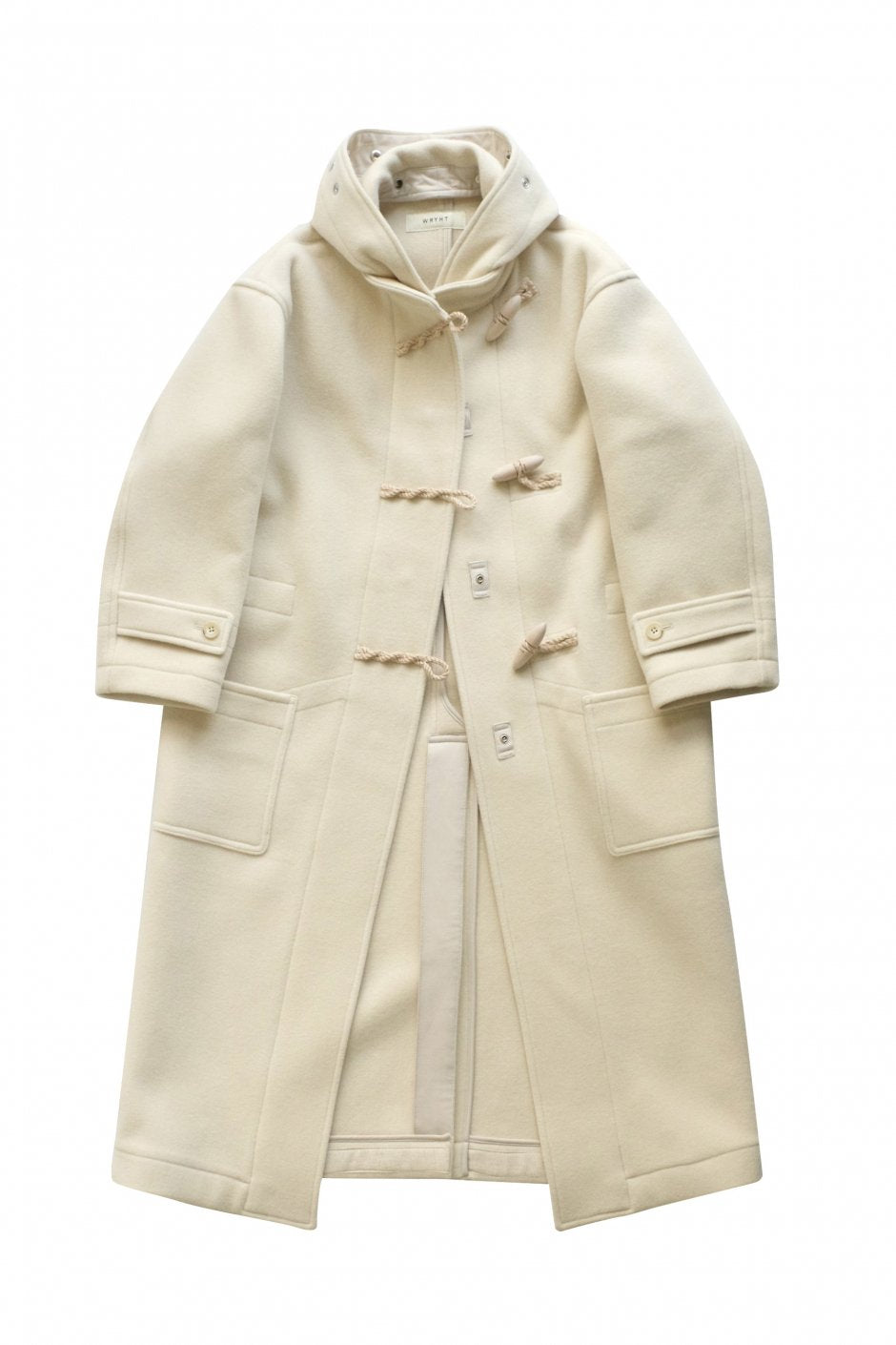 WRYHT - HOODED WATCH COAT - BONE