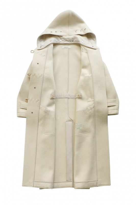 WRYHT - HOODED WATCH COAT - BONE