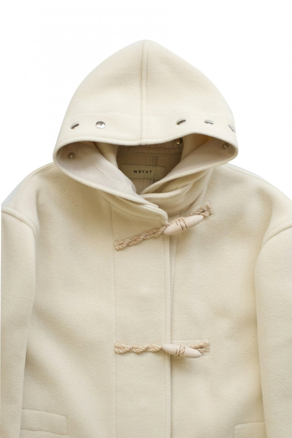 WRYHT - HOODED WATCH COAT - BONE