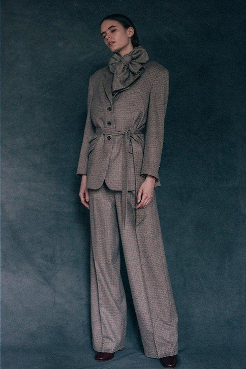 WRYHT - BELTED SACK TROUSER - DUNE