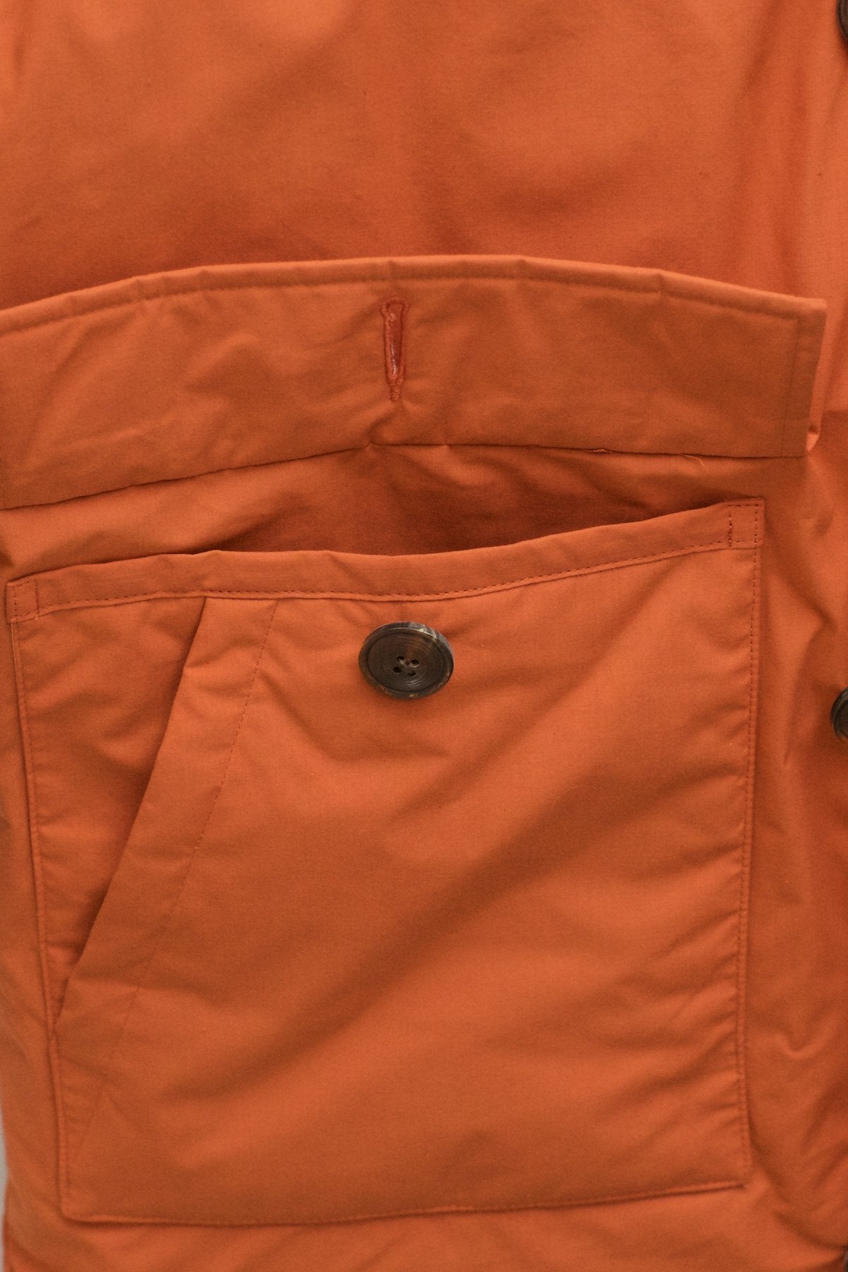 Nigel Cabourn - LONG DONKEY JACKET  - DARK ORANGE