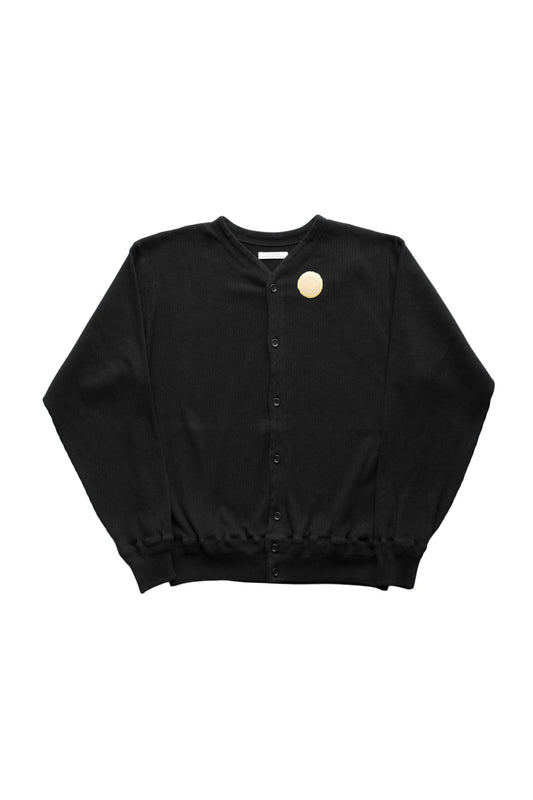 OLD JOE - RIBBED OPEN-FRONT UNDER SHIRTS - BLACK