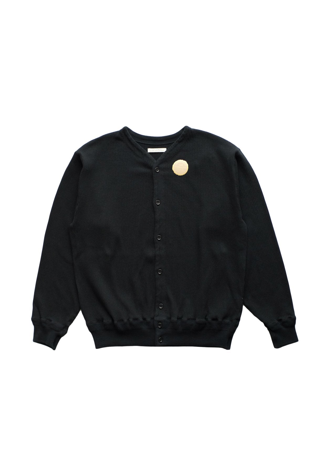 OLD JOE - RIBBED OPEN-FRONT UNDER SHIRTS - BLACK