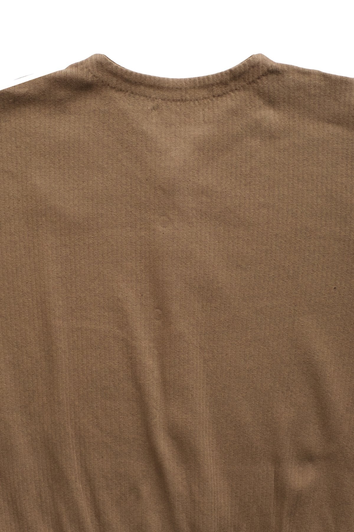 OLD JOE - RIBBED OPEN-FRONT UNDER SHIRTS - DUNE