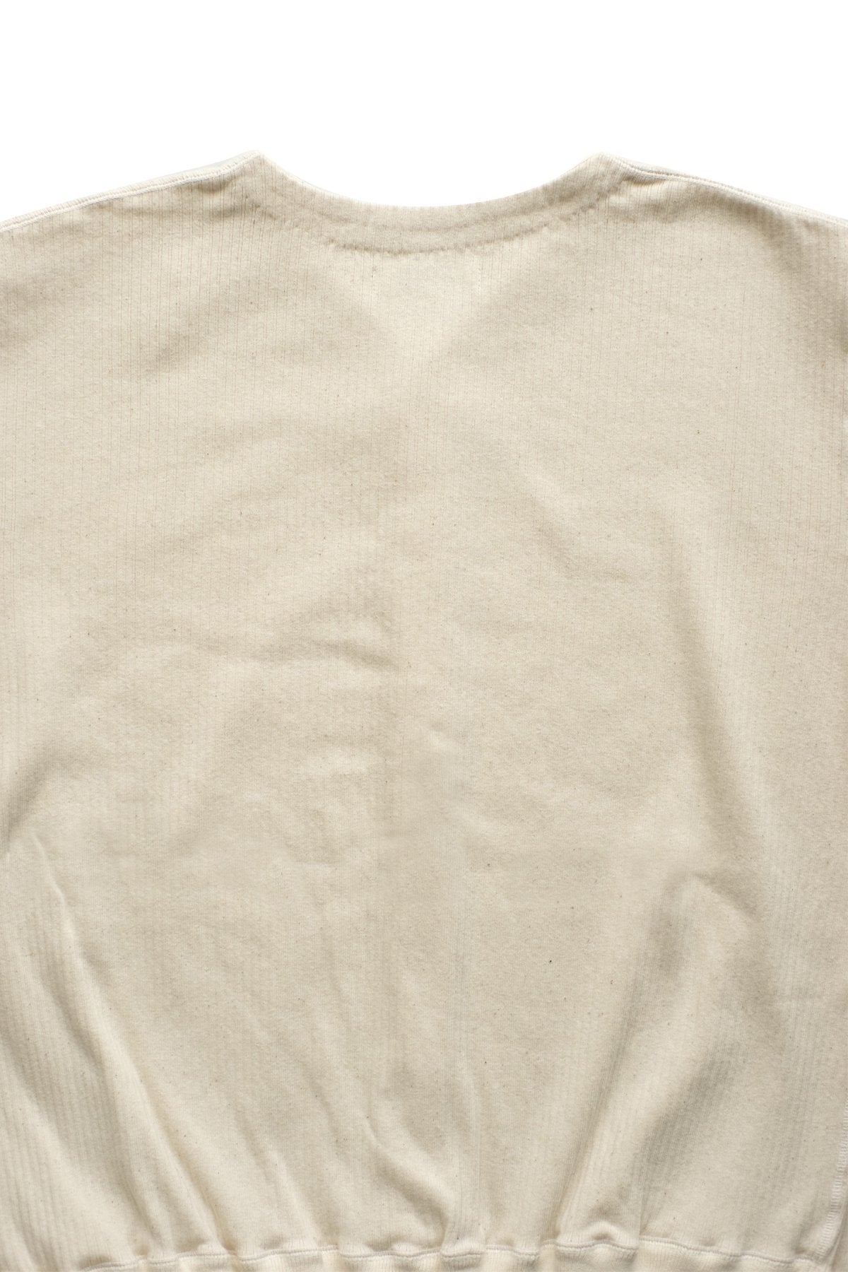 OLD JOE - RIBBED OPEN-FRONT UNDER SHIRTS - NATURAL