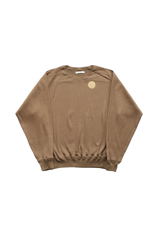 OLD JOE - RIBBED CREW-NECK UNDER SHIRTS - DUNE