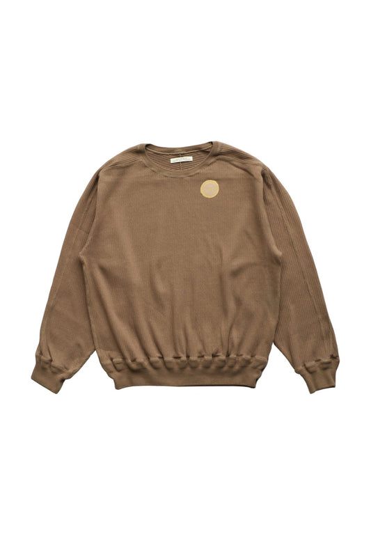 OLD JOE - RIBBED CREW-NECK UNDER SHIRTS - DUNE