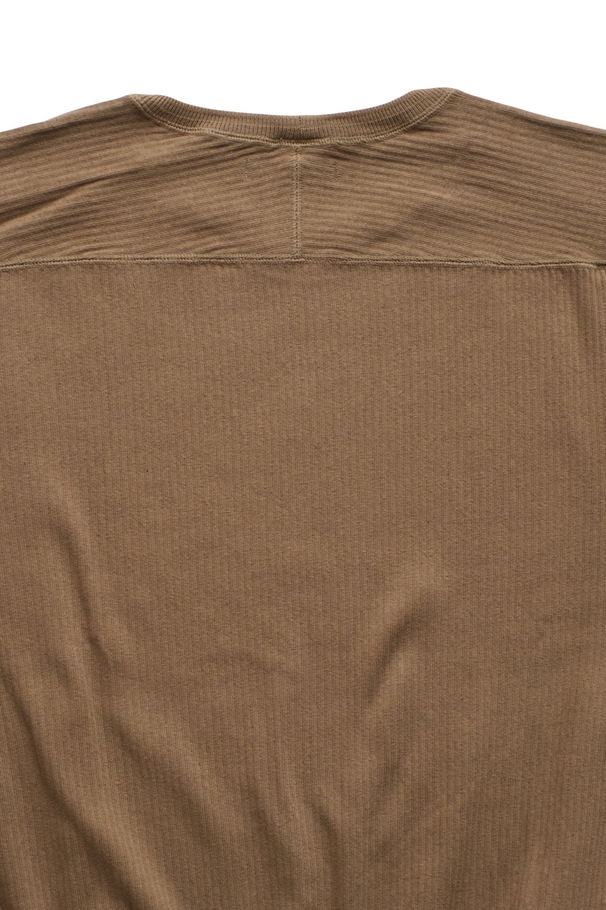 OLD JOE - RIBBED CREW-NECK UNDER SHIRTS - DUNE