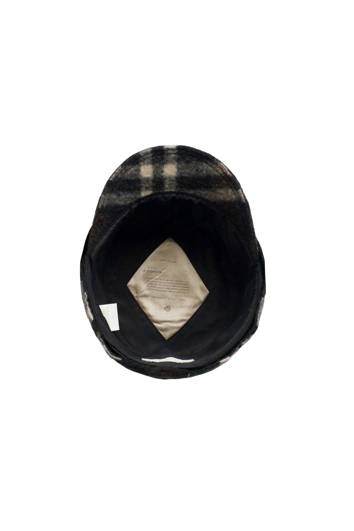 OLD JOE - MINER CAP - BLACK PLAID