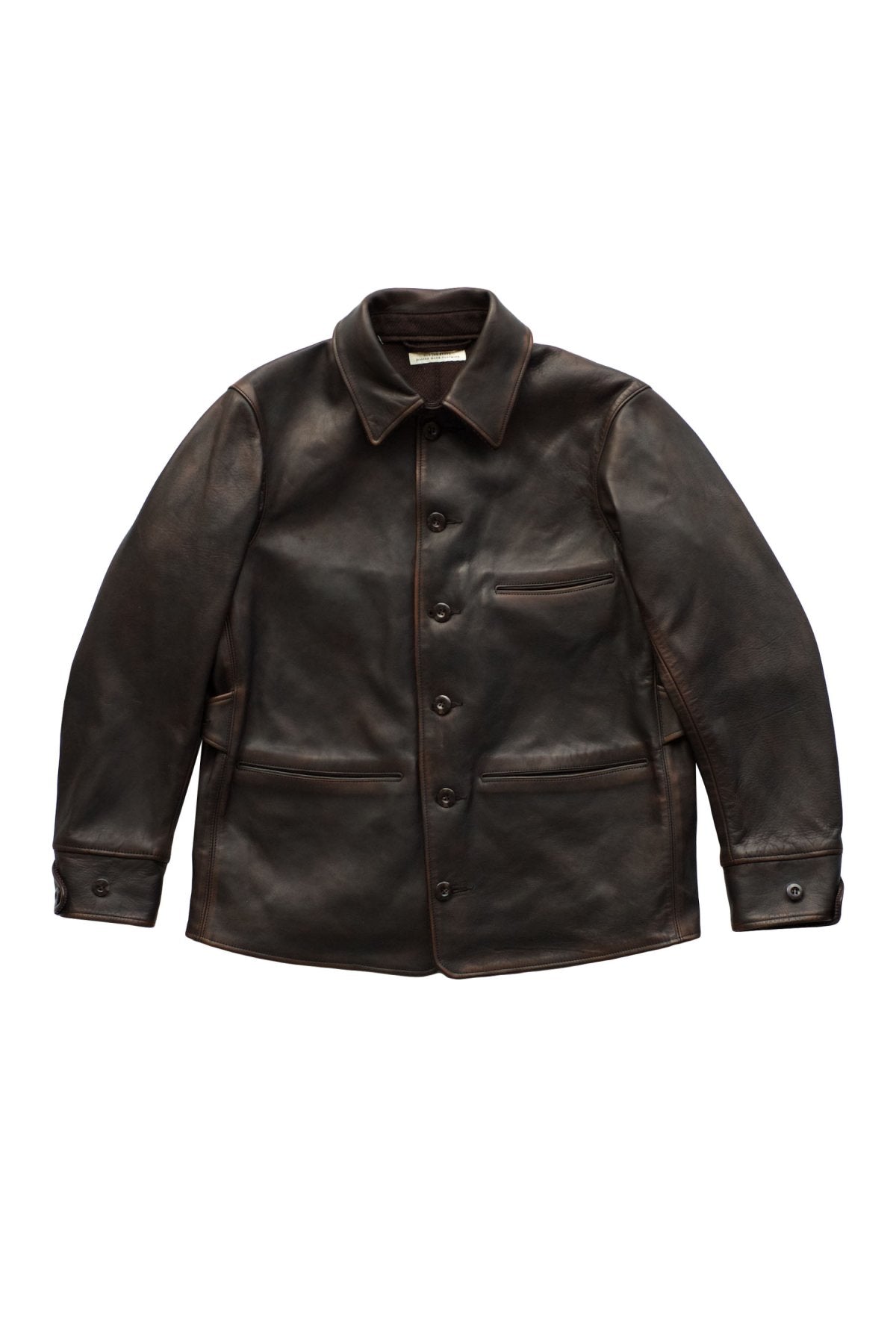 OLD JOE - HORSE HIDE AUTOMOBILE COAT - PATINA BROWN