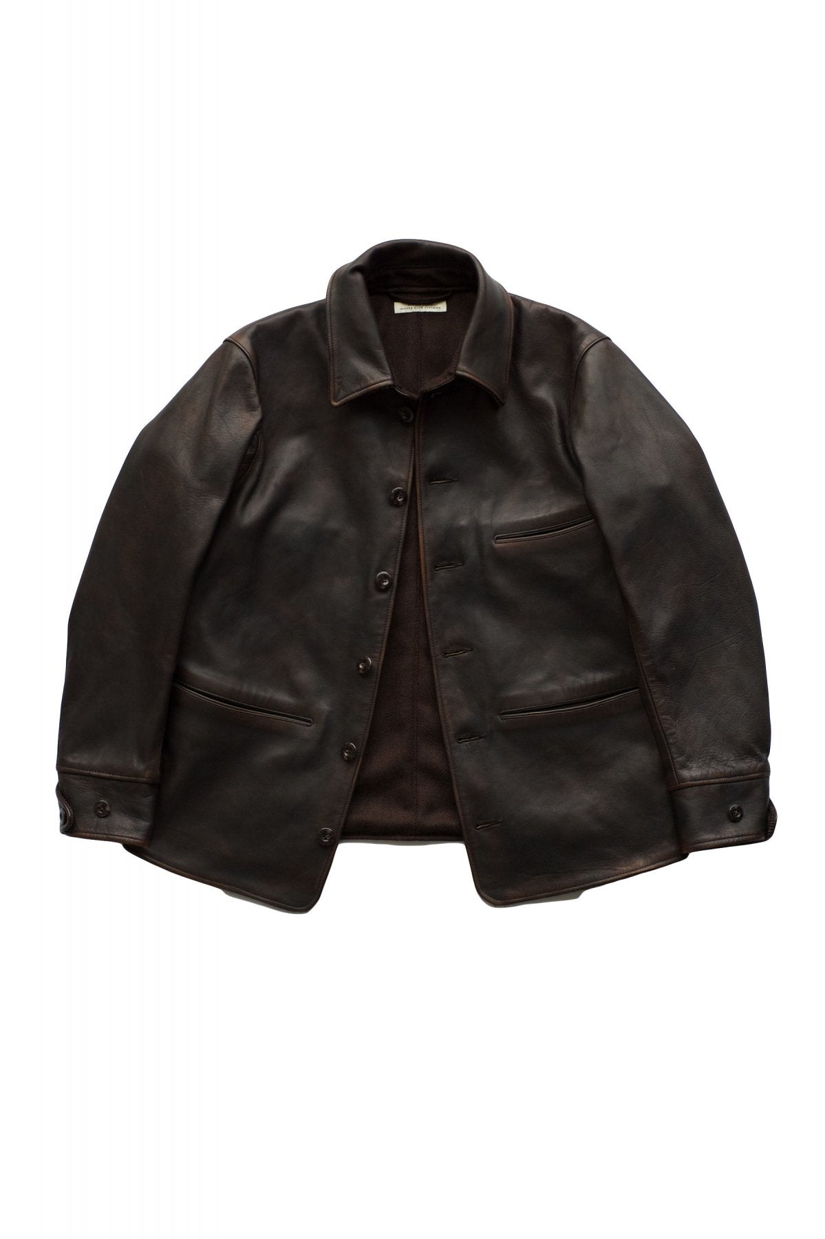 OLD JOE - HORSE HIDE AUTOMOBILE COAT - PATINA BROWN