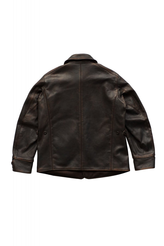 OLD JOE - HORSE HIDE AUTOMOBILE COAT - PATINA BROWN