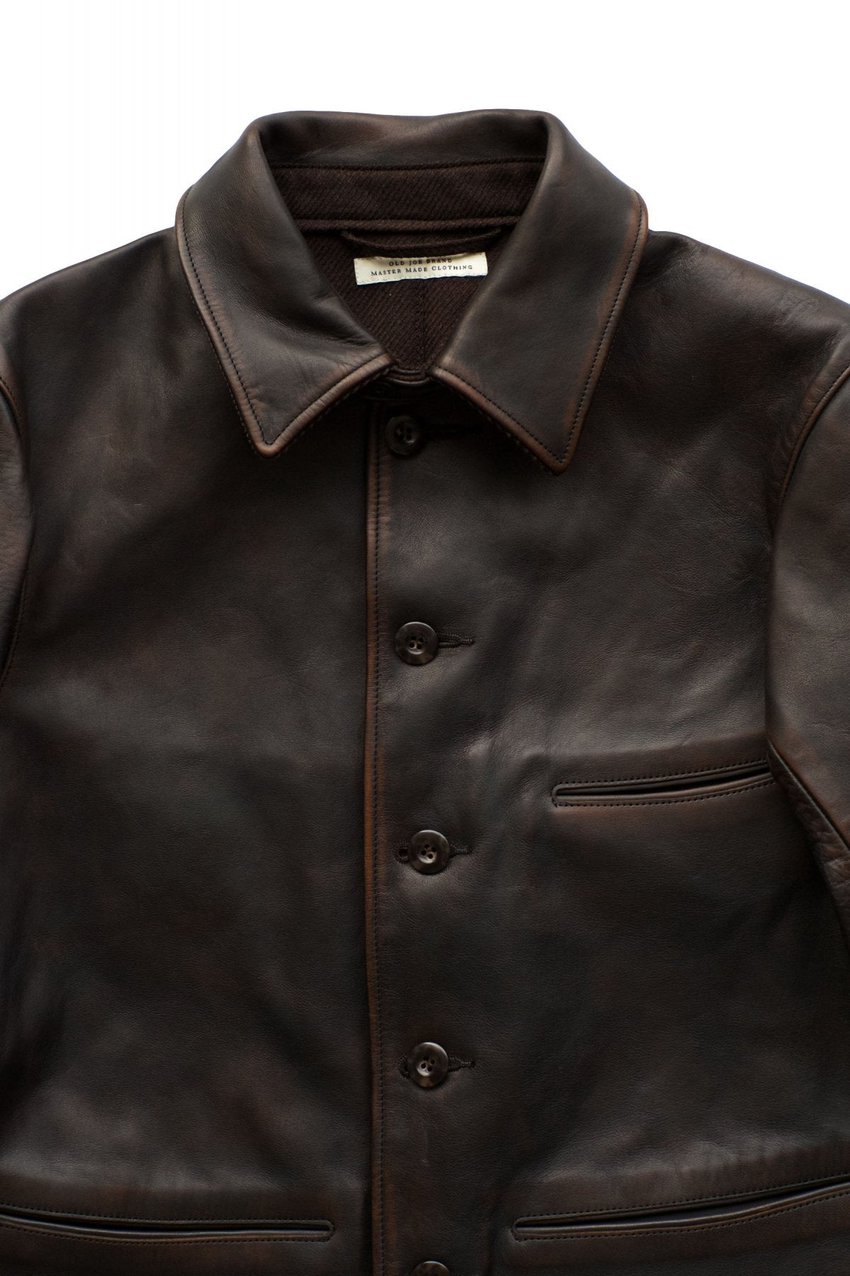 OLD JOE - HORSE HIDE AUTOMOBILE COAT - PATINA BROWN