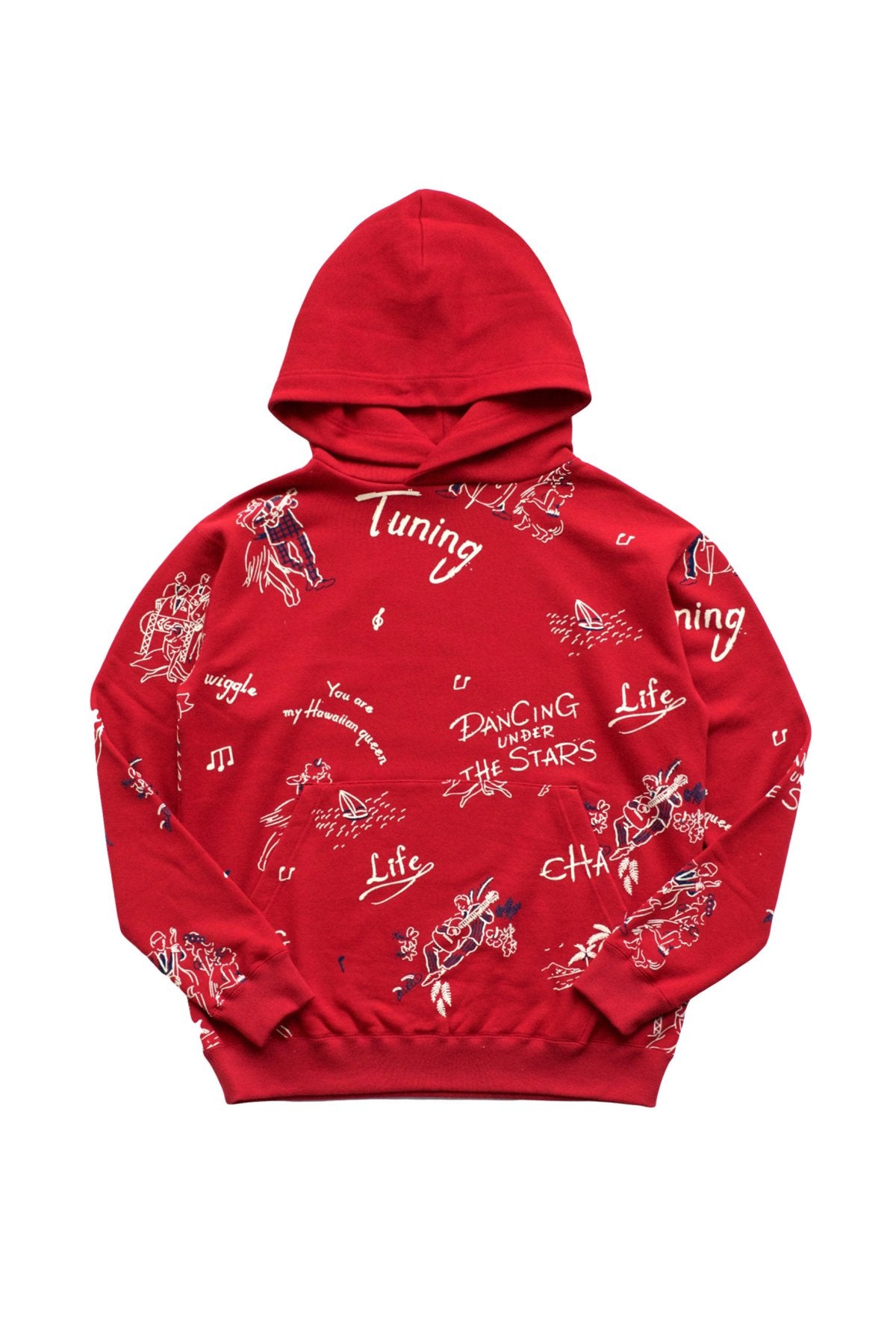 Porter Classic ★★★ - FLOCKY SWEAT PARKA - RED