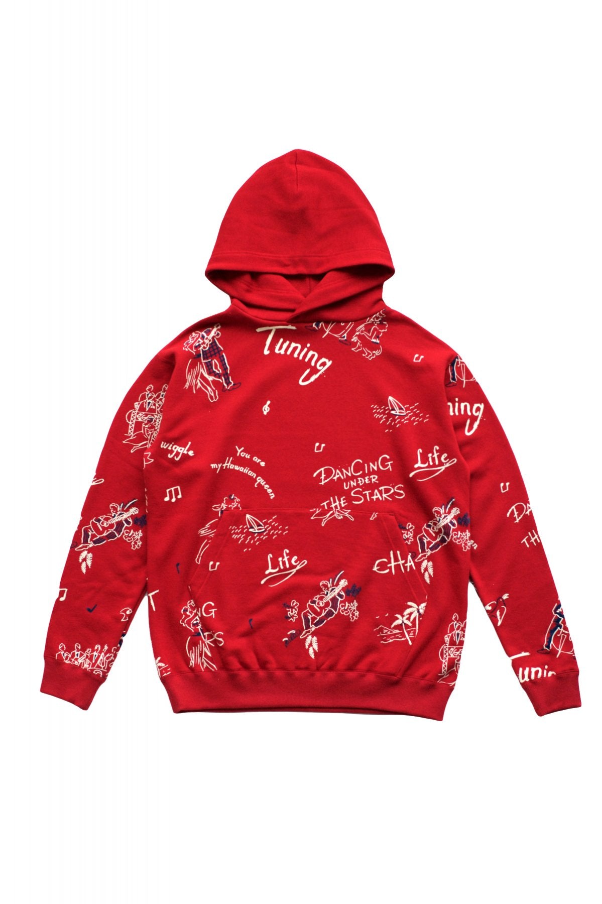 Porter Classic ★★★ - FLOCKY SWEAT PARKA - RED