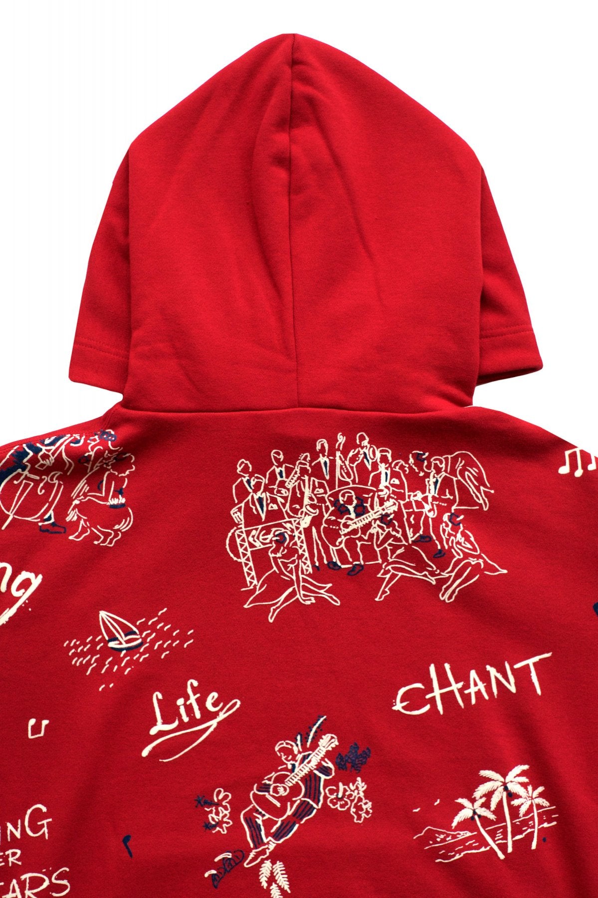 Porter Classic ★★★ - FLOCKY SWEAT PARKA - RED