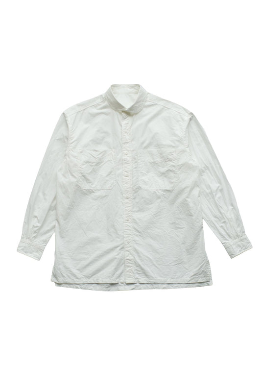 Porter Classic - WIDE POCKET SHIRT - WHITE