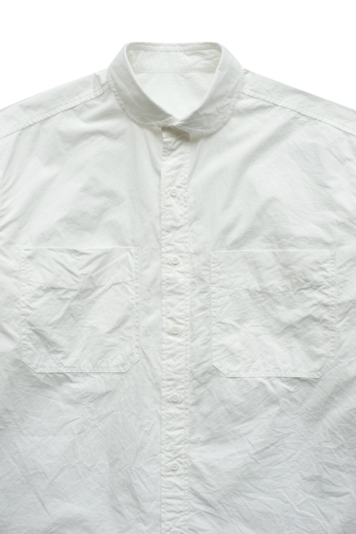 Porter Classic - WIDE POCKET SHIRT - WHITE