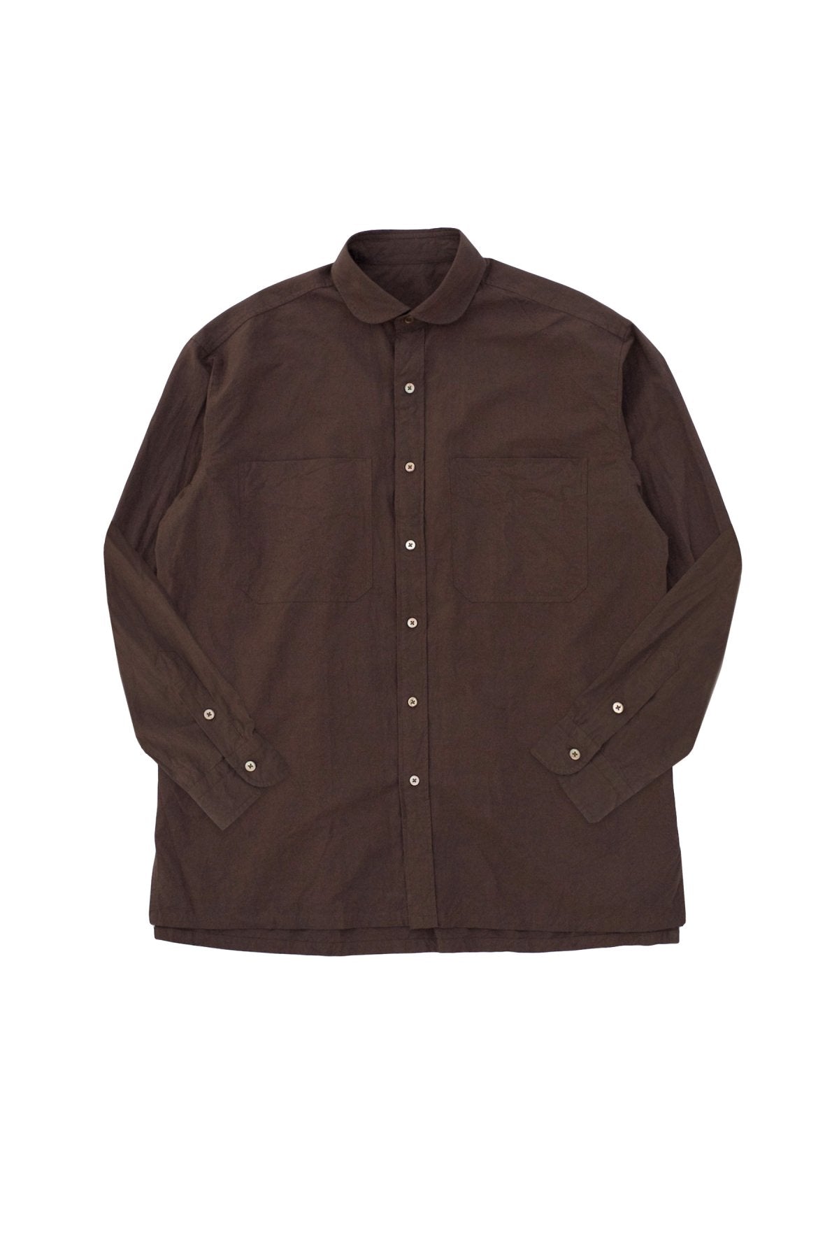 Porter Classic - WIDE POCKET SHIRT - CHOCOLATE