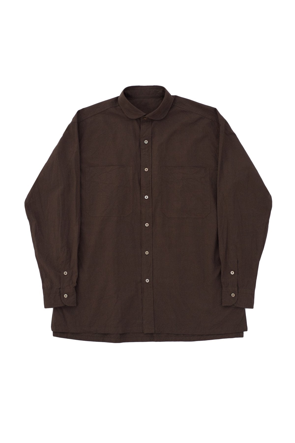 Porter Classic - WIDE POCKET SHIRT - CHOCOLATE