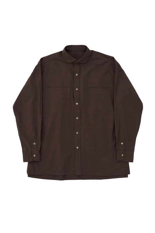 Porter Classic - WIDE POCKET SHIRT - CHOCOLATE