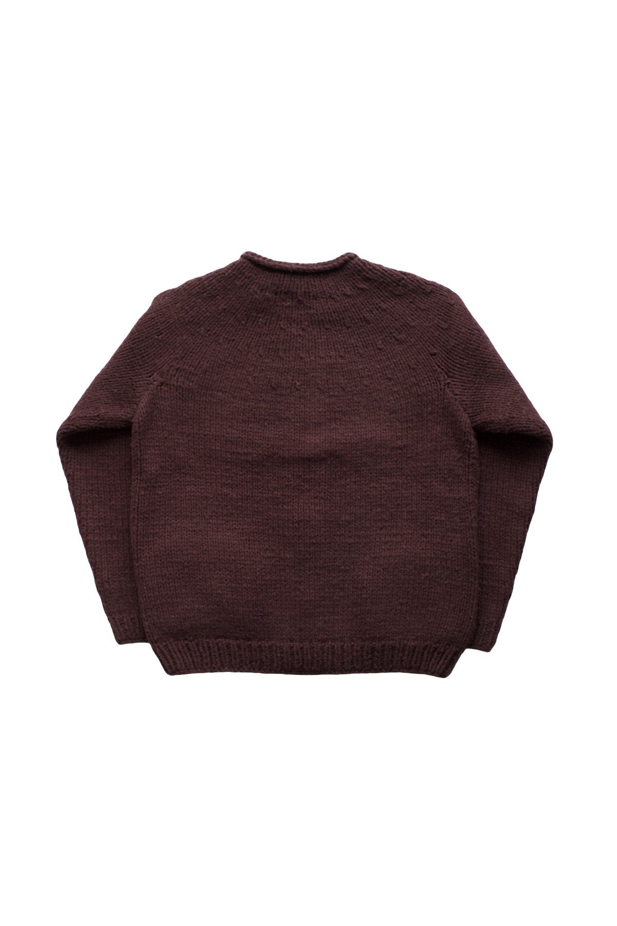 OLD JOE - ZIP UP CREW-NECK COWCHAIN - PORT