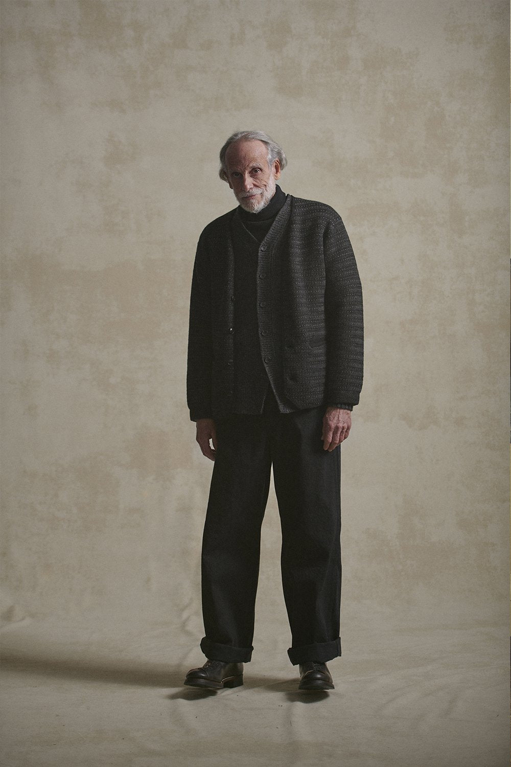 OLD JOE - ATELIER CARDIGAN - GRAPHITE