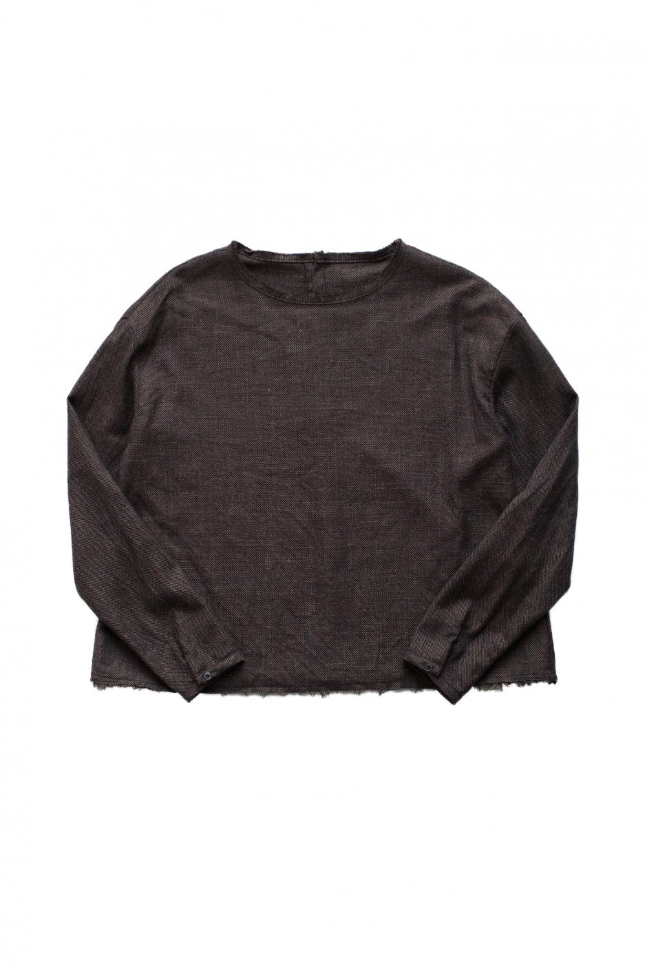 humoresque - PLAIN BLOUSE - BROWN