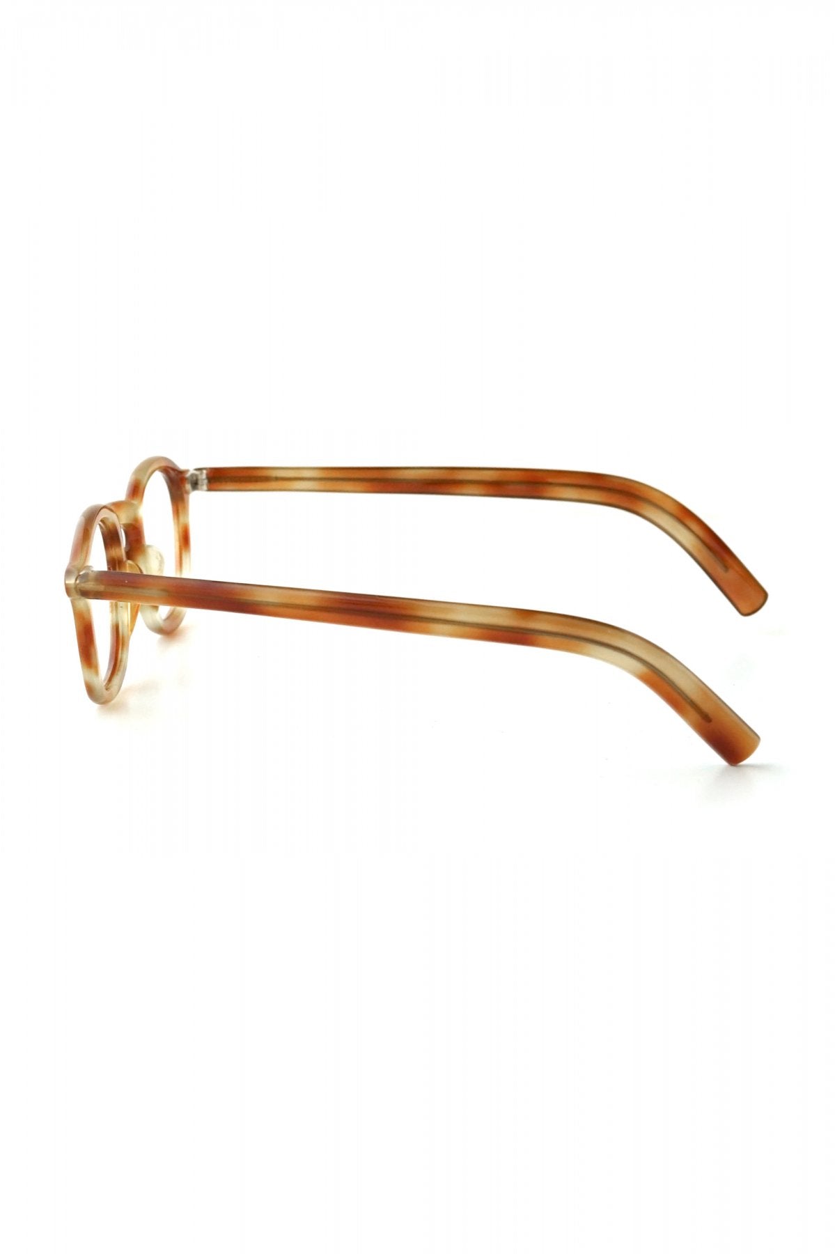 1950S FRANCE VINTAGE EYEGLASS - AMBER - OPT-502