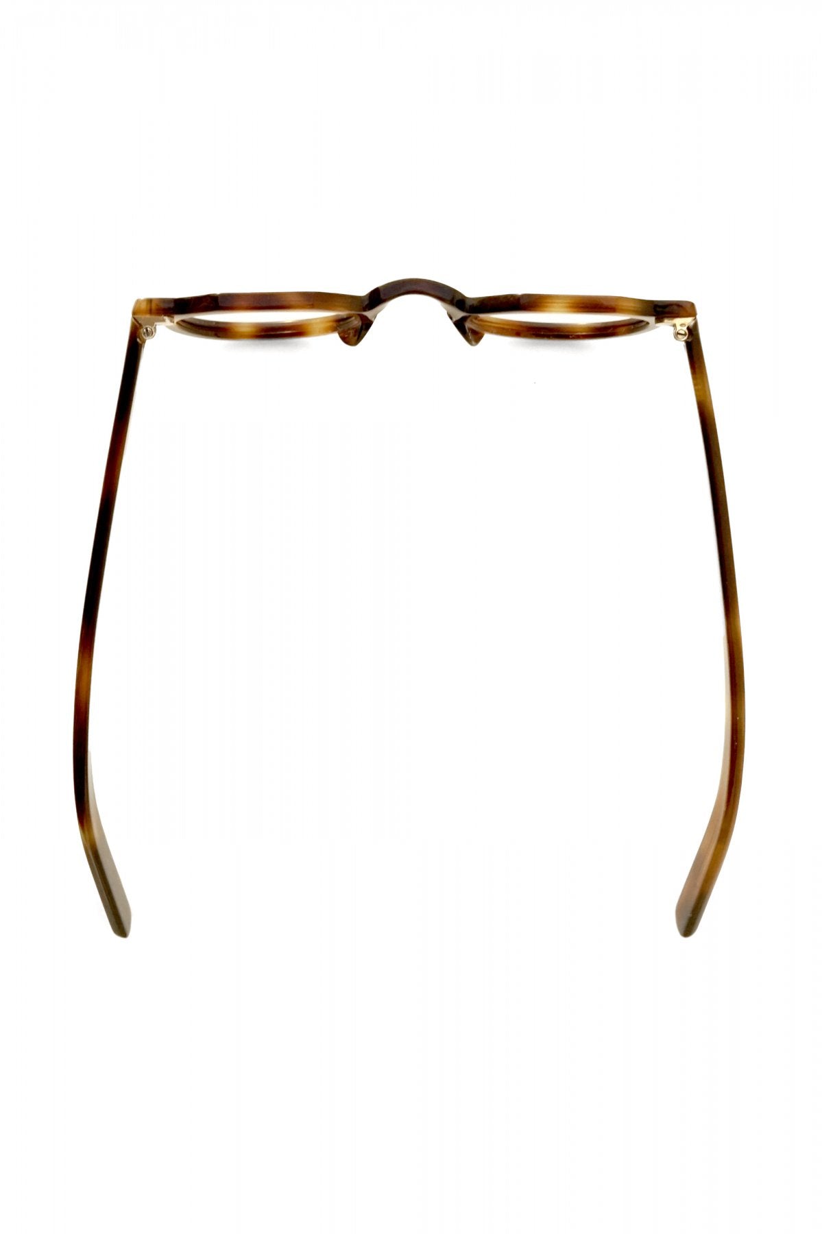 1950S FRANCE VINTAGE EYEGLASS CROWN PANT - AMBER - OPT-501