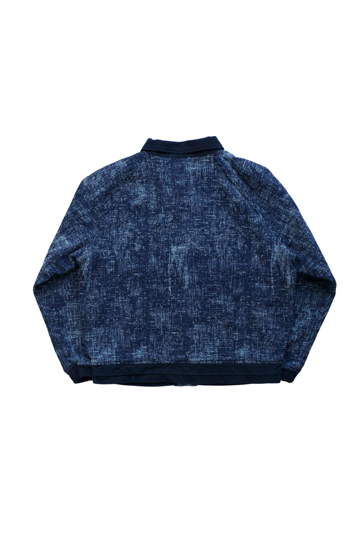 Porter Classic - PEELED CLOTH VARSITY JACKET CUSTOM - BLUE