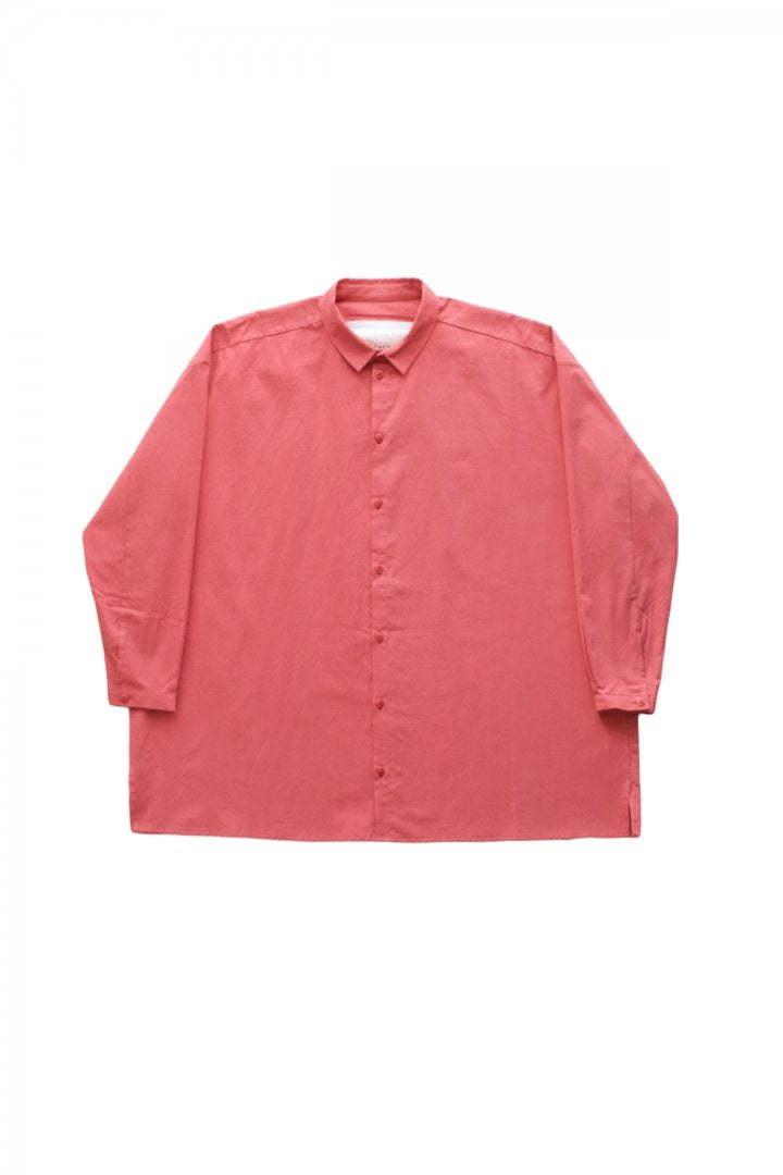 toogood - THE DRAUGHTSMAN SHIRT LONG - CALICO LW - FLESH PINK