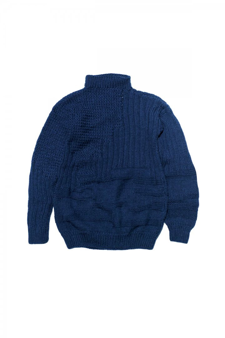 toogood - THE SCULPTOR JUMPER - TEXTRED MERINO WOOL - INK