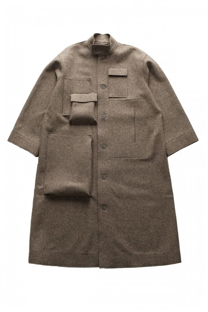 toogood - THE HOUSEKEEPER COAT - FELT - MUD