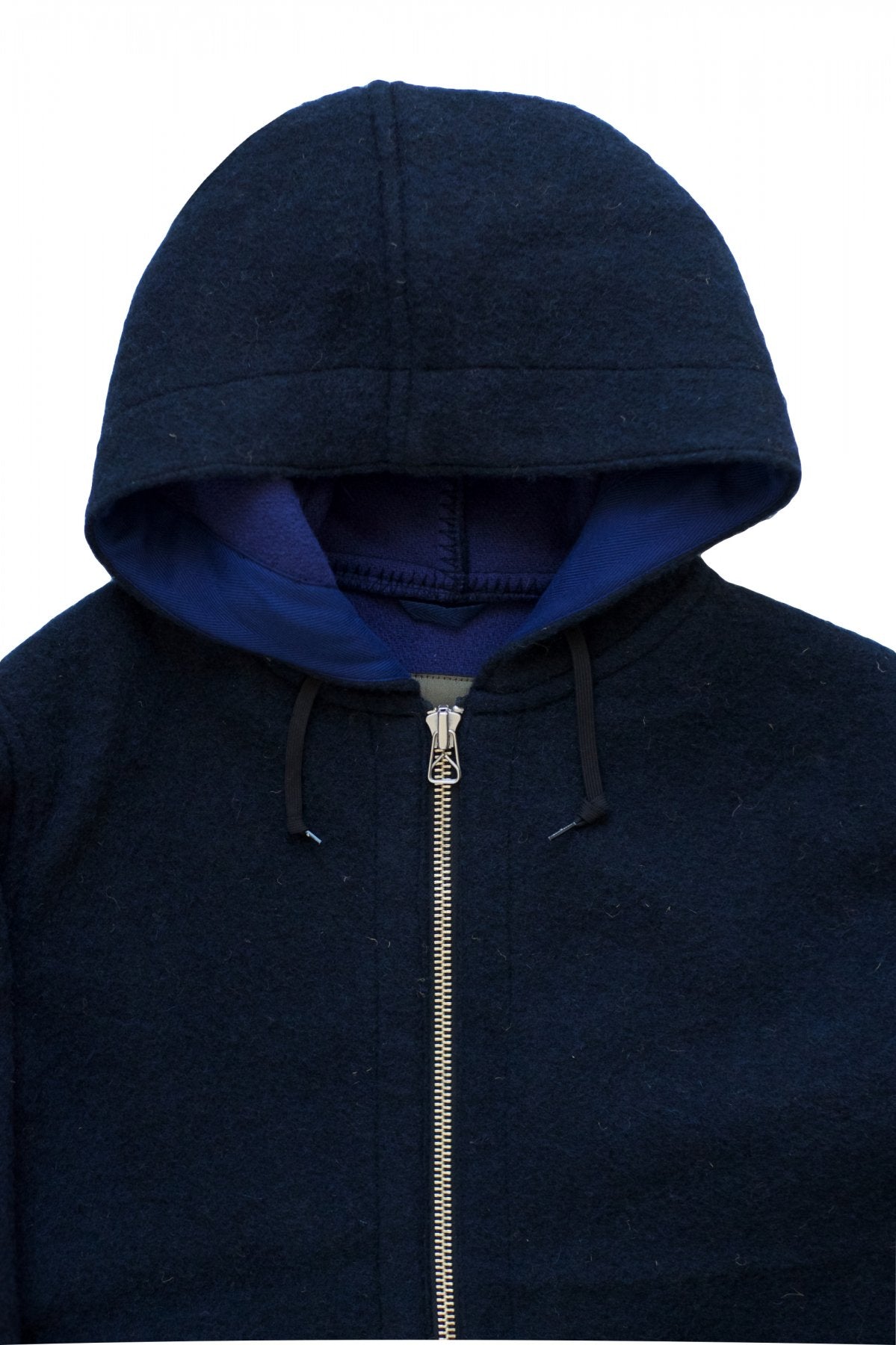 Nigel Cabourn - REVERSIBLE WARM UP COAT - NAVY