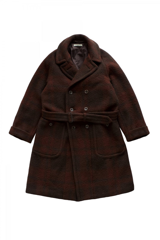 OLD JOE - PILLING MELTON MACKINAW COAT - PORT PLAID