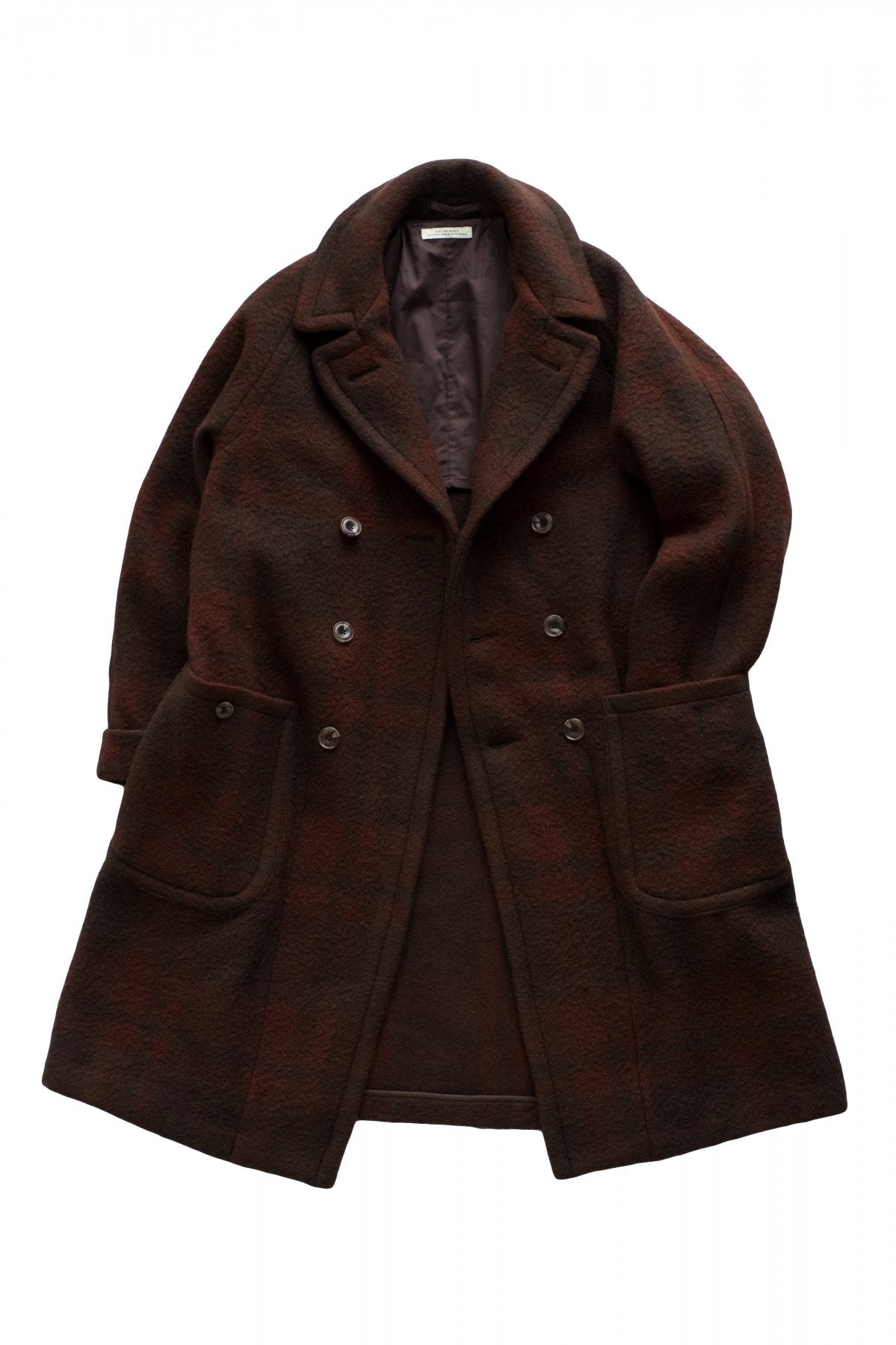 OLD JOE - PILLING MELTON MACKINAW COAT - PORT PLAID