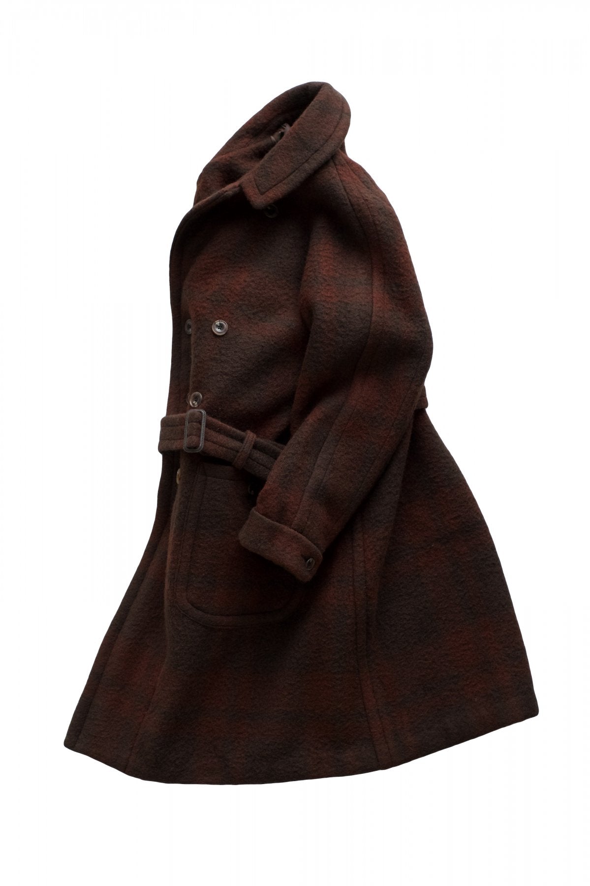 OLD JOE - PILLING MELTON MACKINAW COAT - PORT PLAID