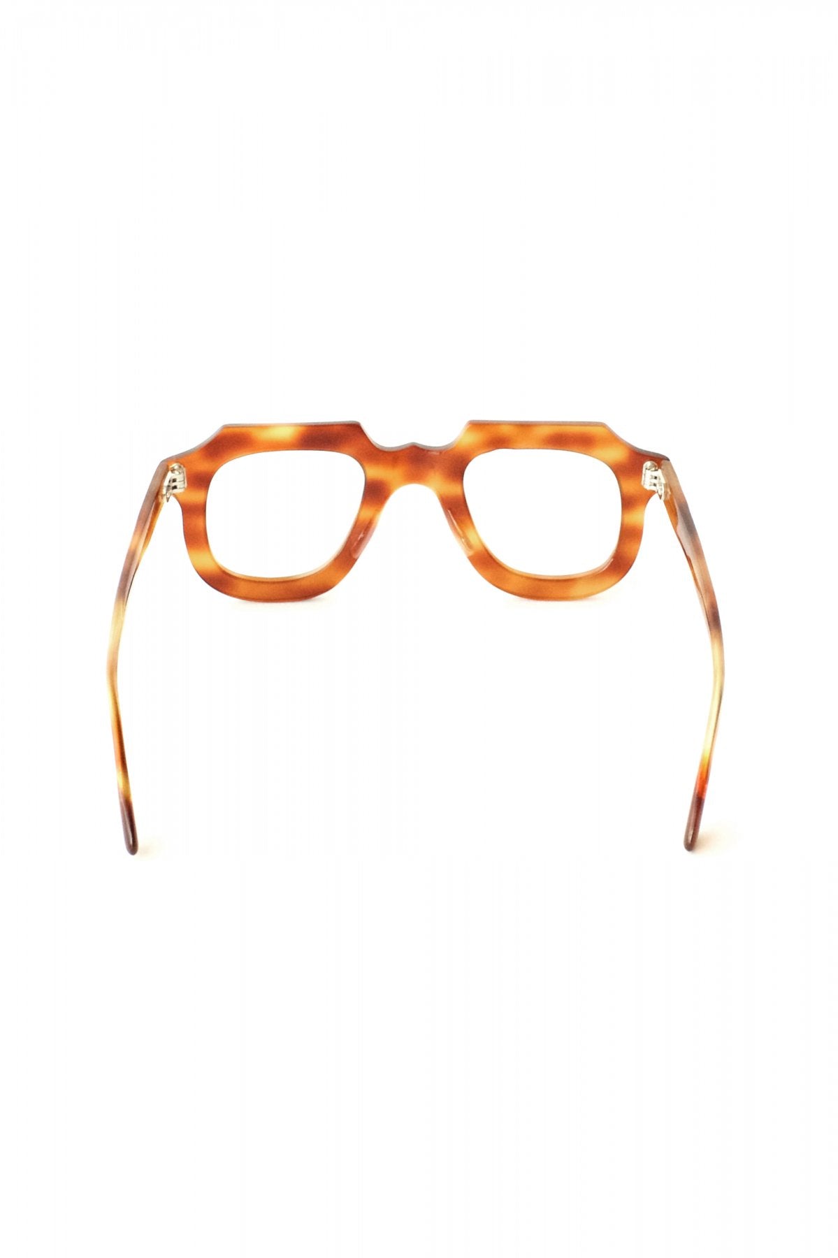 1950s HAND MADE  FRANCE VINTAGE EYEGLASS GOBRIN HONEY AMBER - OPT-400